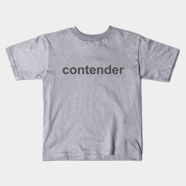 Contender Kids T-Shirt by motherofgeeks